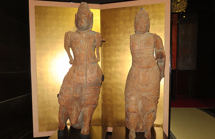 写真:二躯の天部立像